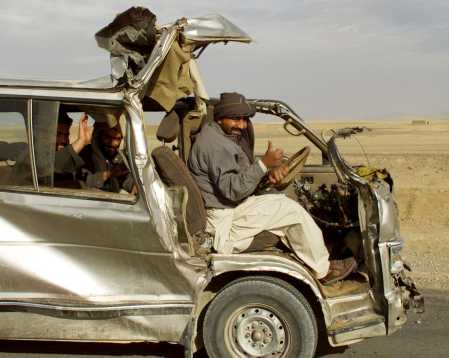 Afghan mini-van