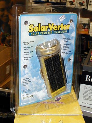 solar powered flashlight