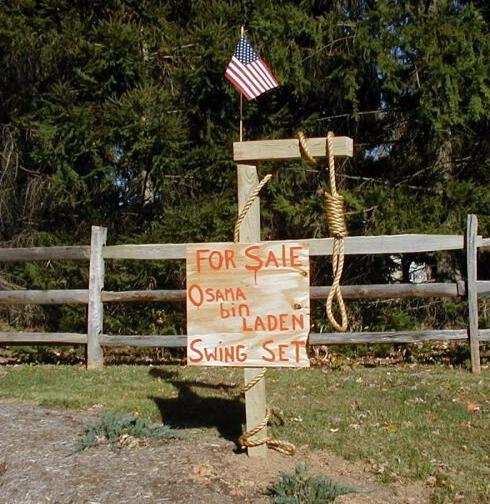 Osama swing set for sale...